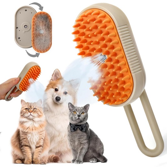 CEPILLO A VAPOR RECARGABLE PARA MASCOTAS